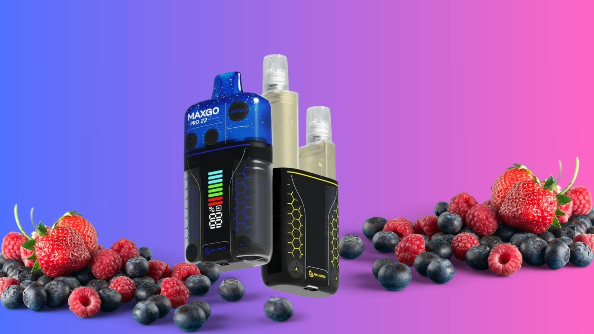 Unleash the Power of 22000 Puffs with RELX MAXGO Pro 22